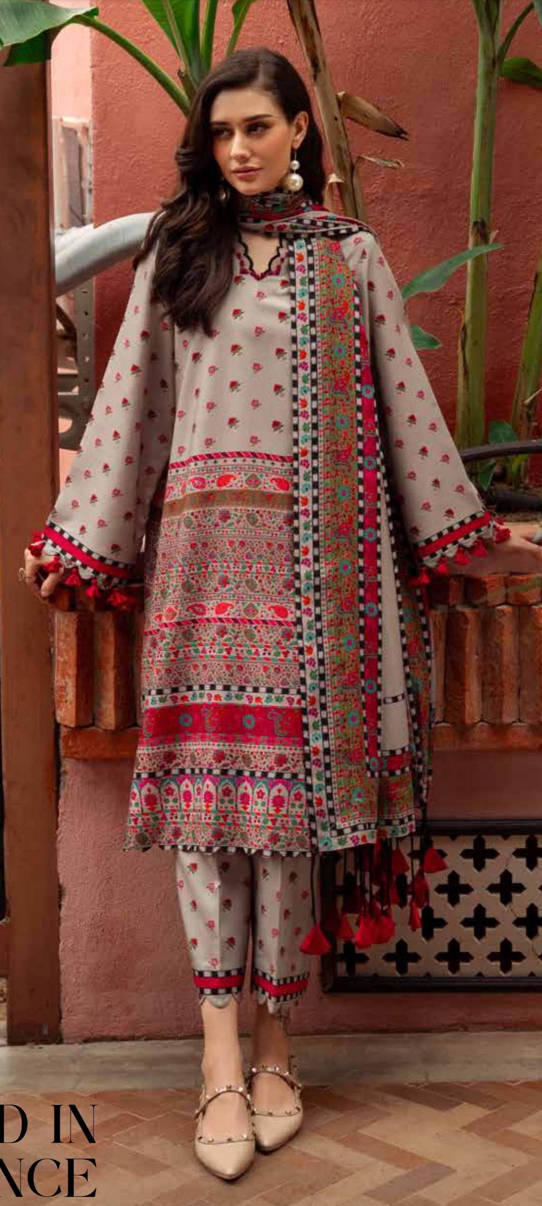 Charizma - Winter 3PC Karandi Digital Print Dress - BN3390