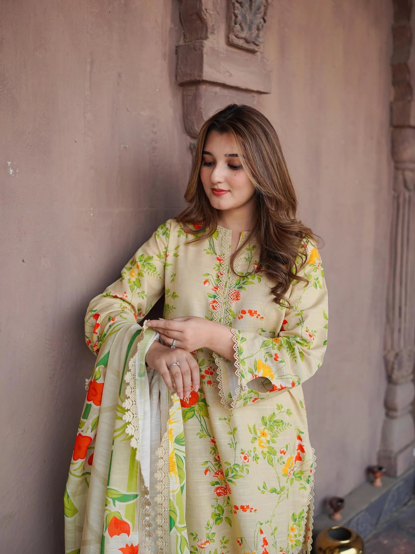 Sapphire - Winter 3PC Karandi Digital Print Dress - BN33121