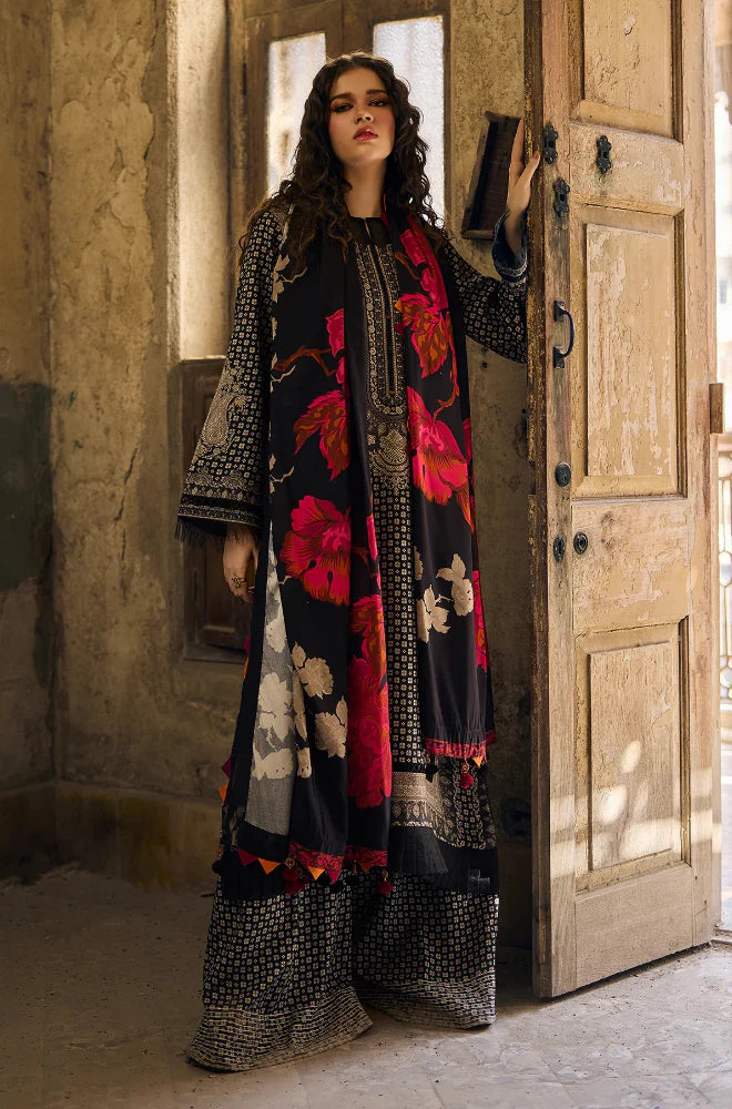 Charizma - Winter 3PC Karandi Digital Print Dress - BN33138