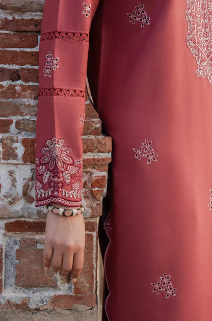 Izel - Winter 3PC Dhanak Embroidered Suit - BN33133