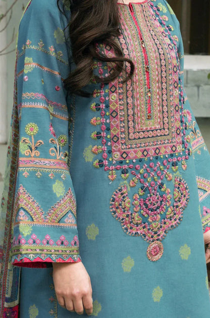 Zara Shahjahan - 3PC Lawn Embroidered Suit - SB1085
