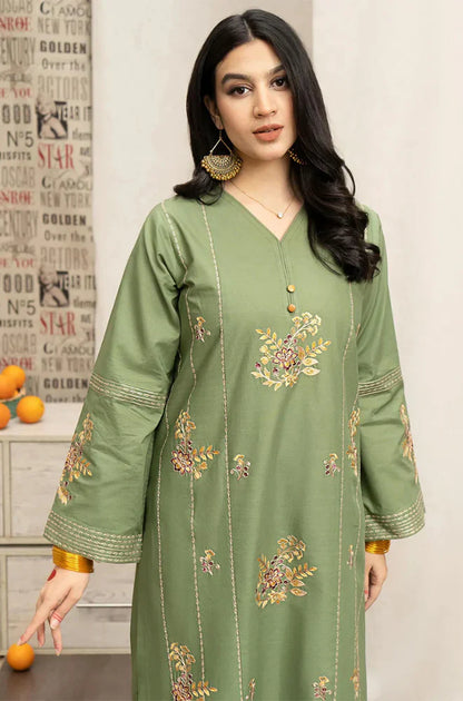 Urge - Winter 3PC Dhanak Embroidered Suit - BN3350