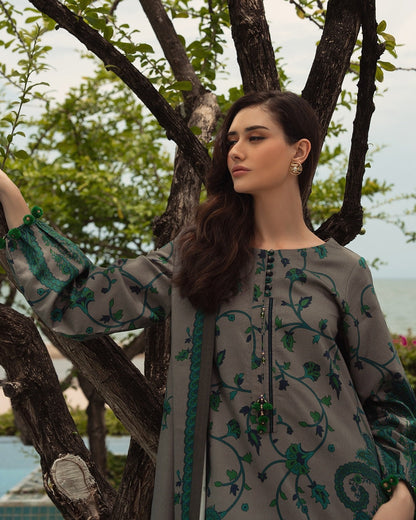 Charizma - Winter 3PC Karandi Digital Print Dress - BN3394