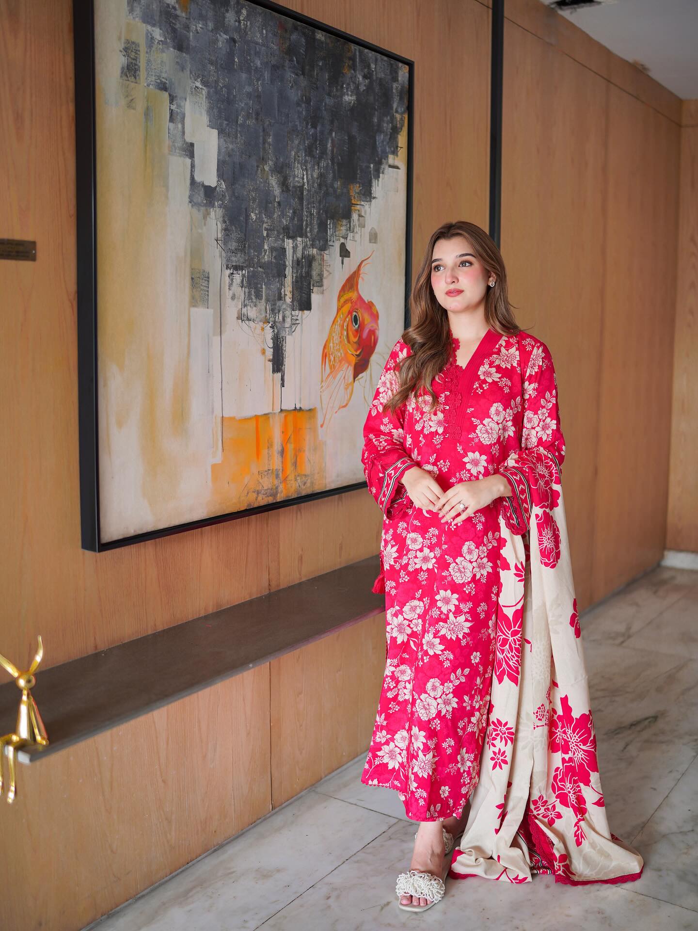 Sapphire - Winter 3PC Karandi Digital Print Dress - BN33416