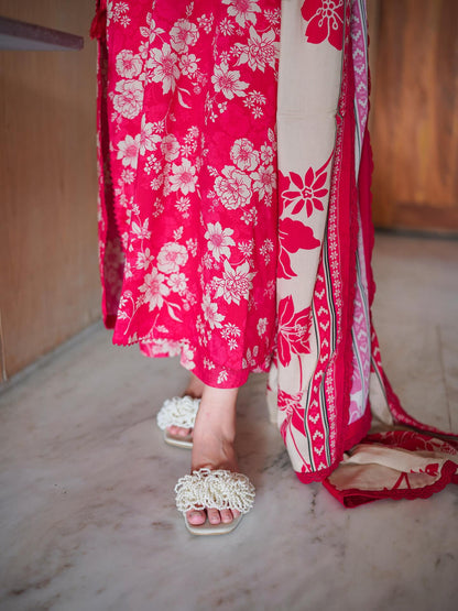 Sapphire - Winter 3PC Karandi Digital Print Dress - BN33416