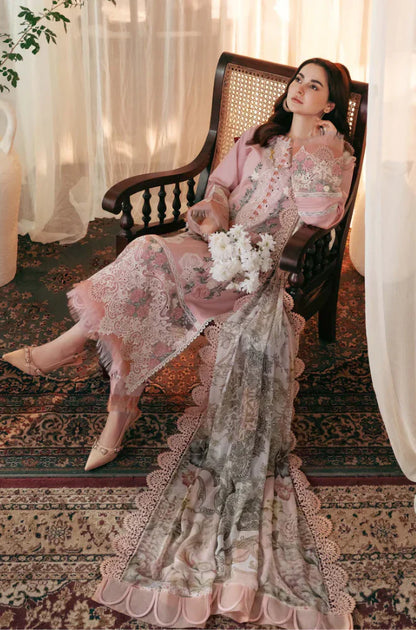 SB1053 - Qalamkar - 3PC Lawn ChickenKari Embroidered Suit