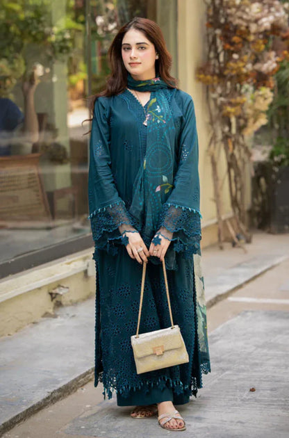 SB1070 - Bareeze 3PC Lawn Embroidered Suit