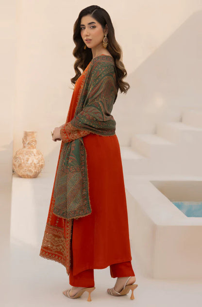 Mohagni  - Winter 3PC Dhanak Embroidered Suit - BN3364