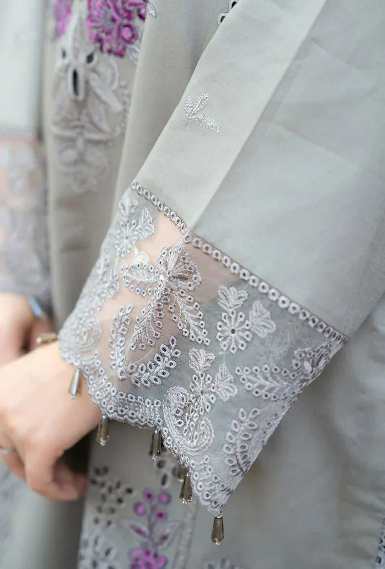 Mushaq - Winter 3PC Dhanak Embroidered Suit - BN3366