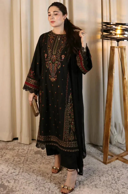 Zara Shahjahan - Summer 3PC Lawn Embroidered Suit - SB1102
