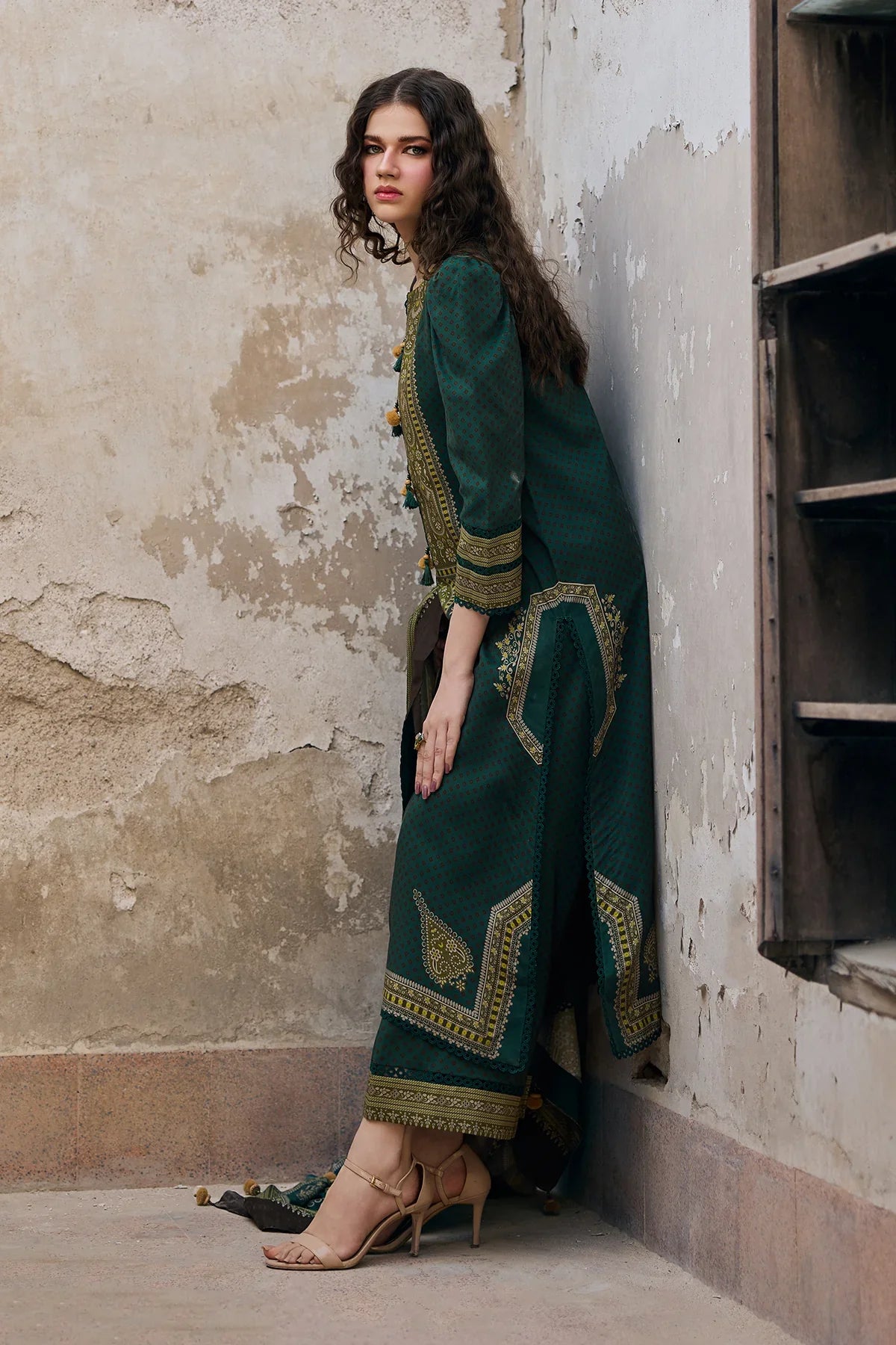 Charizma - Winter 3PC Karandi Digital Print Dress - BN33136