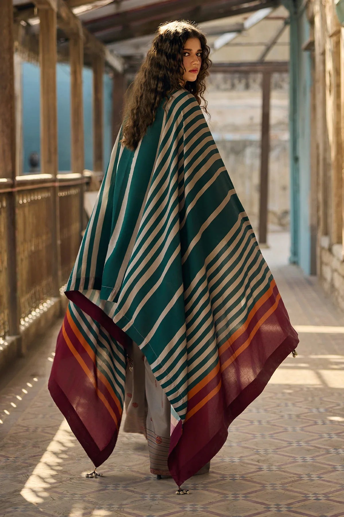 Charizma - Winter 3PC Karandi Digital Print Dress - BN33137