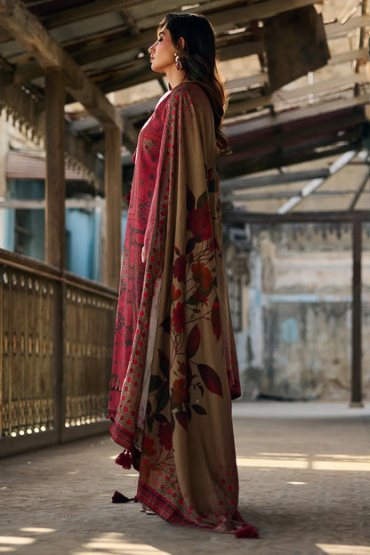 Charizma - Winter 3PC Karandi Digital Print Dress - BN33135