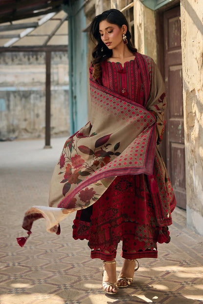 Charizma - Winter 3PC Karandi Digital Print Dress - BN33135